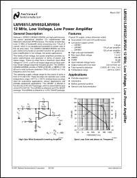 Click here to download LMV652 Datasheet