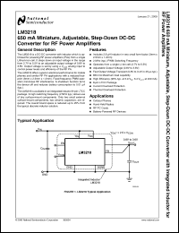 Click here to download LM3218SE Datasheet