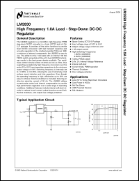 Click here to download LM2830XMF Datasheet