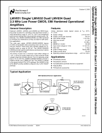 Click here to download LMV831MGE Datasheet