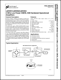Click here to download LMV831MG Datasheet