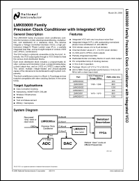 Click here to download LMK03000ISQX Datasheet