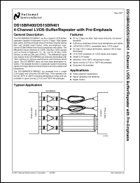 Click here to download DS15BR400 Datasheet