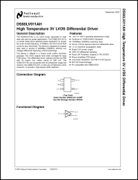 Click here to download DS90LV011AHMF Datasheet
