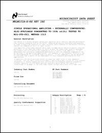 Click here to download LM101AHRQMLV Datasheet