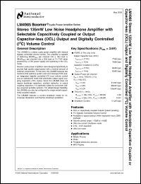 Click here to download LM4985TM Datasheet