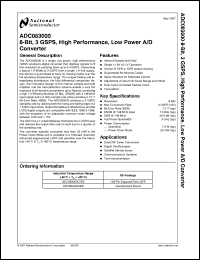 Click here to download ADC083000_0705 Datasheet