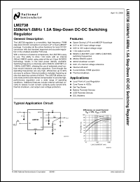 Click here to download LM2738YMY Datasheet