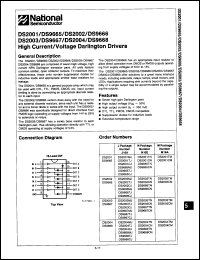 Click here to download DS2001 Datasheet