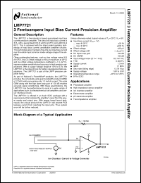 Click here to download LMP7721MA Datasheet