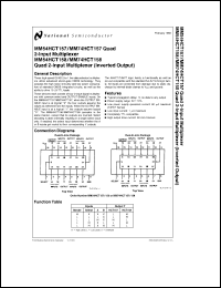 Click here to download MM54HCT157 Datasheet