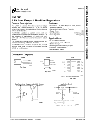 Click here to download LM1086ILDX-5.0 Datasheet