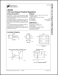 Click here to download LM1086ILD-ADJ Datasheet