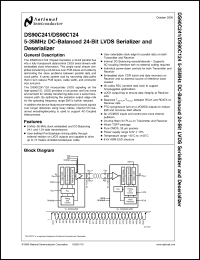 Click here to download DS90C124 Datasheet