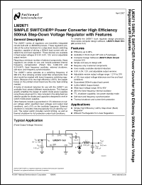 Click here to download LM2671LD-5.0 Datasheet