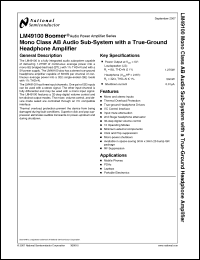 Click here to download LM49100 Datasheet