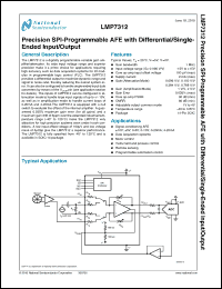 Click here to download LMP7312MAX Datasheet