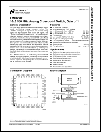 Click here to download LMH6582YA Datasheet