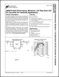 Click here to download LM3678SD-1.2 Datasheet