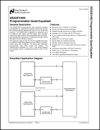Click here to download DS32EV400SQ Datasheet