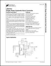 Click here to download LM27213SQ Datasheet