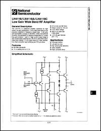 Click here to download LH4118A Datasheet