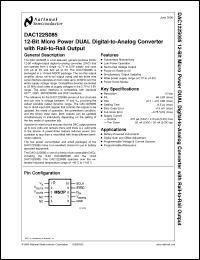 Click here to download DAC122S085 Datasheet