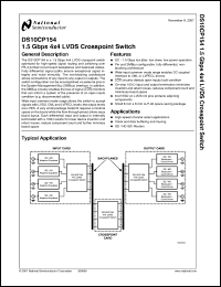 Click here to download DS10CP154 Datasheet