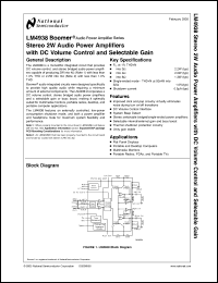 Click here to download LM4938MH Datasheet