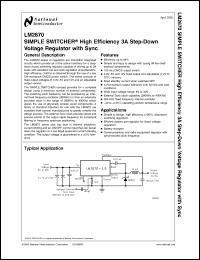 Click here to download LM2670SDX-ADJ Datasheet