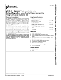 Click here to download LM4946_07 Datasheet