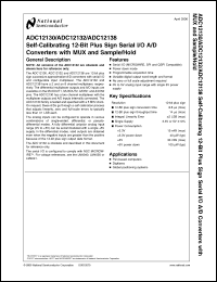Click here to download ADC12130CIWMX Datasheet
