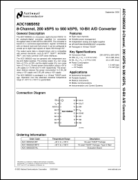 Click here to download ADC108S052EVAL Datasheet