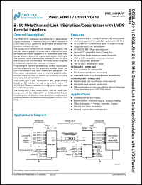 Click here to download DS92LV0411SQE Datasheet