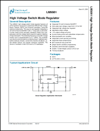 Click here to download LM5001SDX Datasheet
