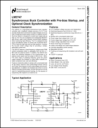 Click here to download LM2747MTCX Datasheet