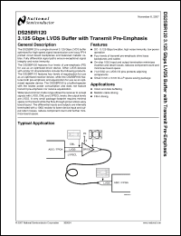 Click here to download DS25BR110TSD Datasheet