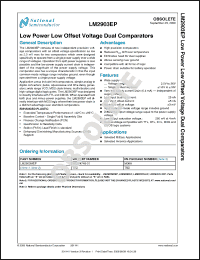 Click here to download LM2903EP Datasheet