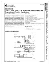 Click here to download DS25MB200 Datasheet
