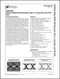 Click here to download LMH0356SQ Datasheet