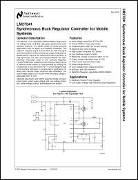 Click here to download LM27241MTCX Datasheet