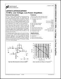 Click here to download LMV652MM Datasheet
