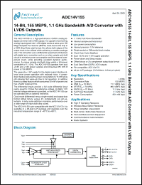 Click here to download ADC14V155_09 Datasheet