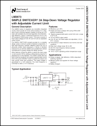 Click here to download LM2673SD-ADJ Datasheet