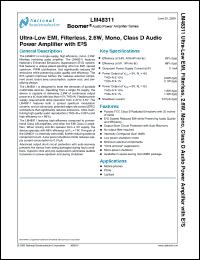 Click here to download LM48311TLX Datasheet