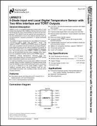 Click here to download LM95213 Datasheet