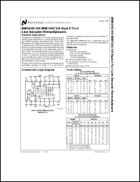Click here to download MM74HC155N Datasheet