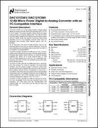 Click here to download DAC121C081 Datasheet