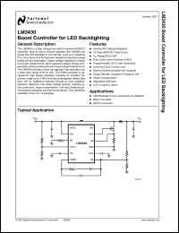 Click here to download LM3430 Datasheet