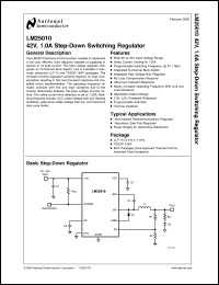 Click here to download LM25010SD Datasheet